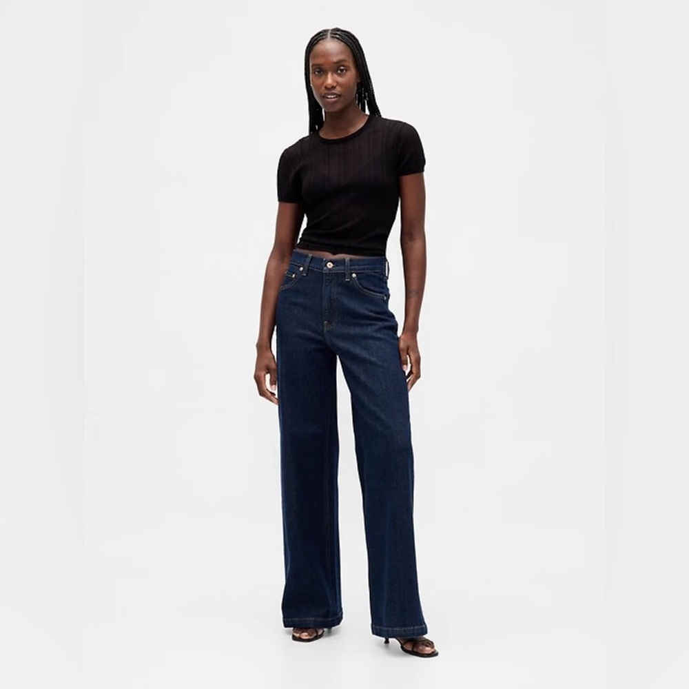 Gap High Rise Stride Jeans